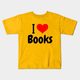 I Love Books Kids T-Shirt